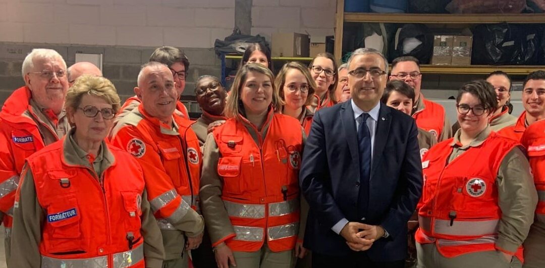 Le Président de la Croix-Rouge française dans la Vienne
