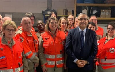 Le Président de la Croix-Rouge française dans la Vienne